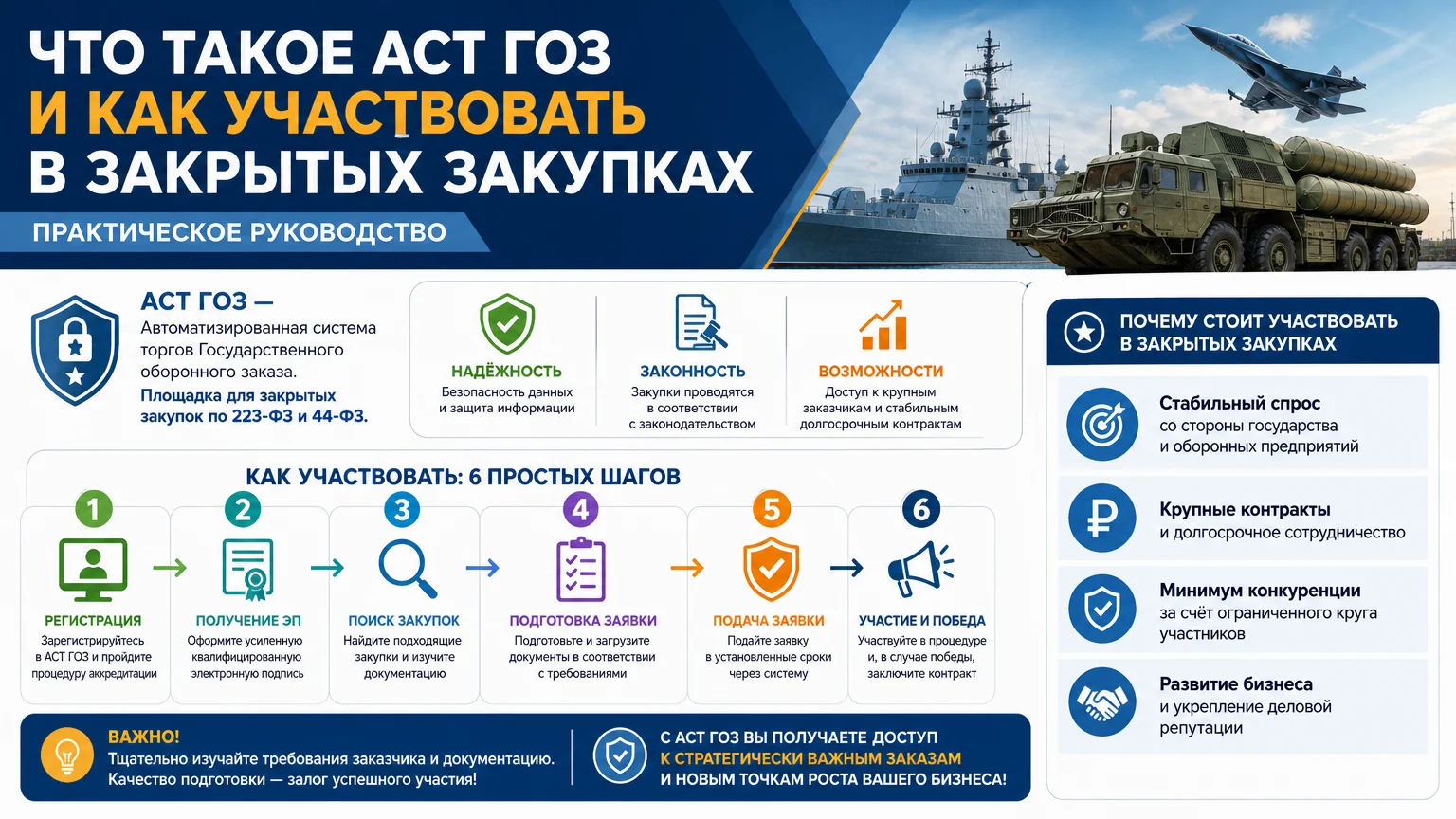 Что такое АСТ ГОЗ и как участвовать в закрытых закупках: практическое руководство